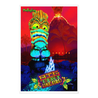 Big Tiki like Fire! Fotodruck