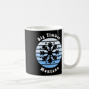 Big Timber Montana Snowflake Weihnachts-Winter Sou Kaffeetasse