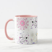 Big Time and Space Mandala Patchwork Pattern Coffe Tasse (Links)