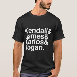 Big Time Rush Helvetica Liste T-Shirt