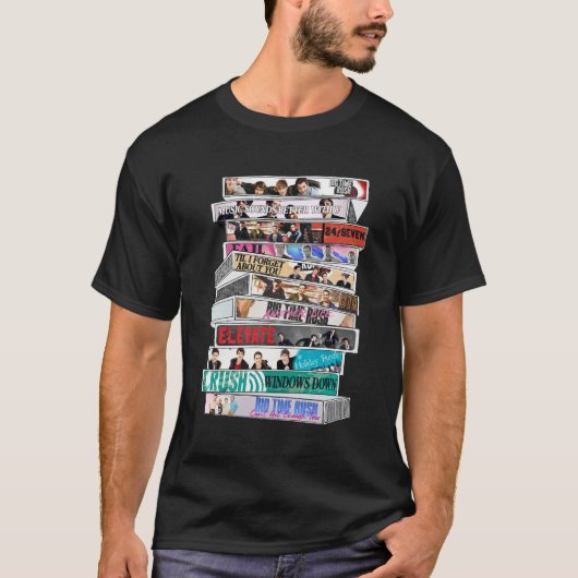 Big Time Rush Kassette T-Shirt (Vorderseite)