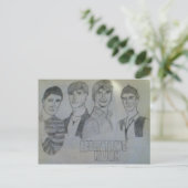 Big Time Rush Postkarte (Stehend Vorderseite)