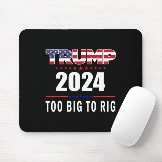 Big to Rig Sprichwort Trump 2024 Funny Trump Zitat Mousepad (Mit Mouse)
