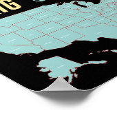 Big to Rig Sprichwort Trump 2024 Funny Trump Zitat Poster (Ecke)