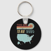 Big to Rig Sprichwort Trump 2024 Funny Trump Zitat Schlüsselanhänger (Vorderseite)