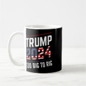 Big to Rig Trump 2024 Kaffeetasse (Links)
