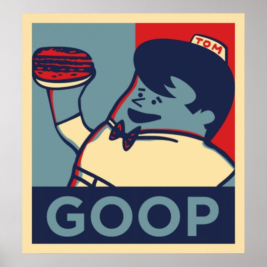 Big Tom für Präsident Poster (Vorne)