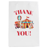 Big Top Circus Carnival Gast Gabe Bag Mittlere Geschenktüte (Vorderseite)