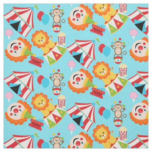 Big Top Circus Fabric Stoff (Muster)