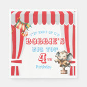 Big Top Circus Geburtstag Serviette (Vorderseite)