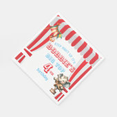 Big Top Circus Geburtstag Serviette (Ecke)