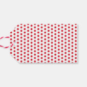 Big Top Circus Karneval 1. Geburtstag Geschenkanhänger (Rückseite Horizontal)