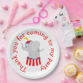 Big Top Circus Karneval Geburtstag in Rot Pappteller (Party)