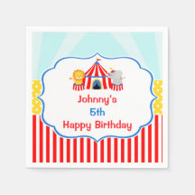 Big Top Circus Karneval Geburtstag in Rot