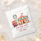 Big Top Circus Karneval Geburtstag Vielen Dank Geschenktütchen (Ausgeschnitten)