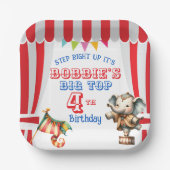 Big Top Circus Paper Plate Pappteller (Vorderseite)