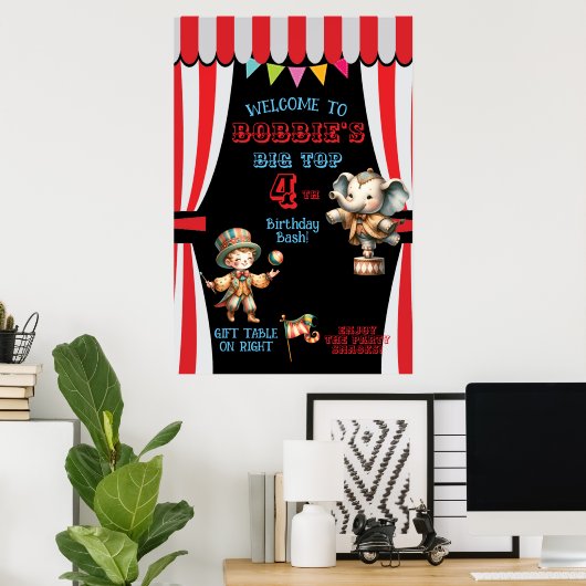 Big Top Circus Poster (Heimbüro)