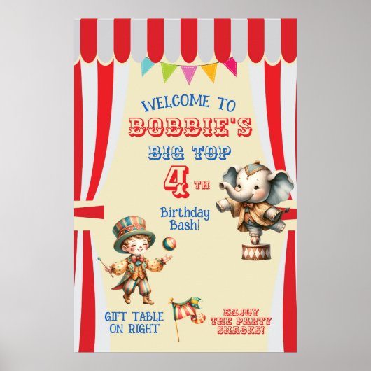 Big Top Circus Poster (Vorne)