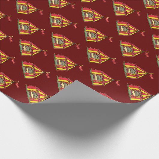 Big Top Circus Zelt Geschenkpapier (Ecke)