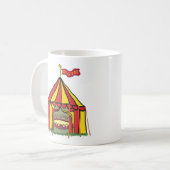 Big Top Circus Zelt Kaffeetasse (Vorderseite Links)