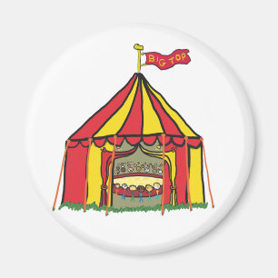 Big Top Circus Zelt Magnet