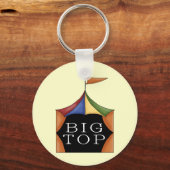 Big Top Circus Zelt Schlüsselanhänger (Vorderseite)