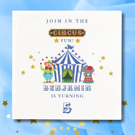Big Top Come one - All Circus Geburtstagsparty Serviette