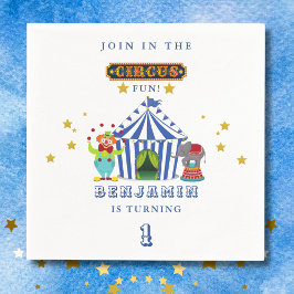 Big Top Come One - Aller Circus 1. Geburtstag Serviette