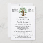 Big Tree Family Wiedersehen-Infos als Einladung (Vorderseite)