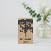 Big Tree | Hintergrund natürlicher Textur Visitenkarte (Stehend Vorderseite)