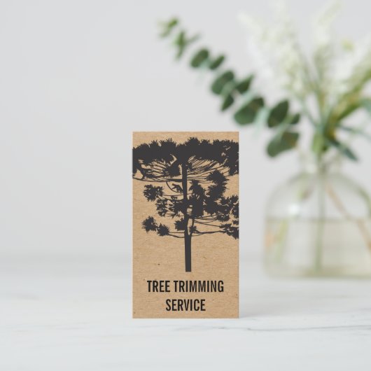 Big Tree | Hintergrund natürlicher Textur Visitenkarte (Stehend Vorderseite)