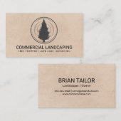 Big Tree Logo | Landschaftsgestaltung Visitenkarte (Vorne/Hinten)
