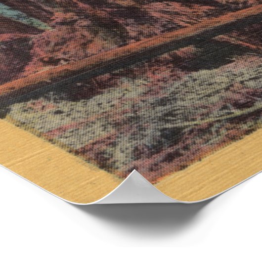 Big Trees Staat Park, CA - Neck Breaker Tree Poster (Ecke)