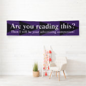 BIG TRIANGLE schwarz transparent + Ihre Ideen Banner (Insitu)