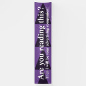 BIG TRIANGLE schwarz transparent + Ihre Ideen Banner (Vertikal)