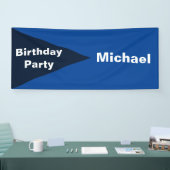 BIG TRIANGLE schwarz transparent + Ihre Ideen Banner (Messe)