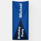 BIG TRIANGLE schwarz transparent + Ihre Ideen Banner (Vertikal)