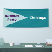 BIG TRIANGLE weiß transparent + Ihre Ideen Banner (Messe)