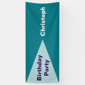 BIG TRIANGLE weiß transparent + Ihre Ideen Banner (Vertikal)
