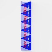 BIG TRIANGLE weiß transparent + Ihre Ideen Banner (Vertikal)