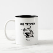 Big Trophy Fishing Zweifarbige Tasse (Links)
