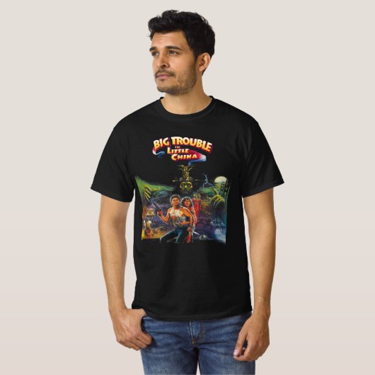 Big Trouble In Little China Carpenter 80s Movie T-Shirt (Vorne ganz)
