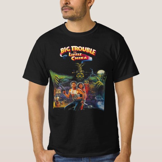 Big Trouble In Little China Carpenter 80s Movie T-Shirt (Vorderseite)