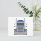 Big Truck Postkarte (Stehend Vorderseite)