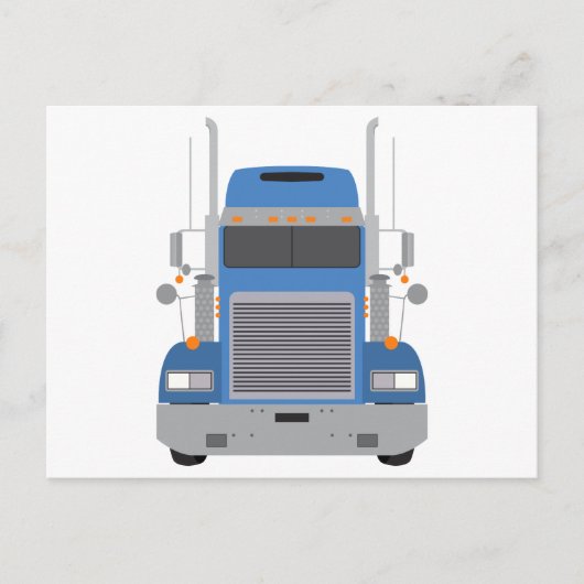Big Truck Postkarte (Vorderseite)
