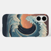 Big Tsunami Wave Case-Mate iPhone Hülle (Rückseite (Horizontal))
