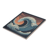 Big Tsunami Wave Fliese (Seite)