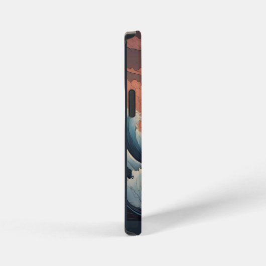 Big Tsunami Wave iPhone Hülle (Rechte Seite)