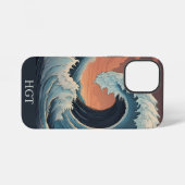 Big Tsunami Wave iPhone Hülle (Rückseite (Horizontal))