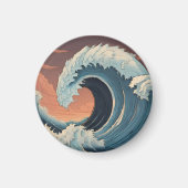 Big Tsunami Wave Magnet (Vorne)